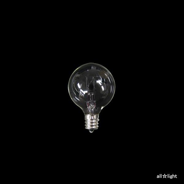 旭光電機工業 アサヒ ボール球 クリヤー E12口金 直径40mm
