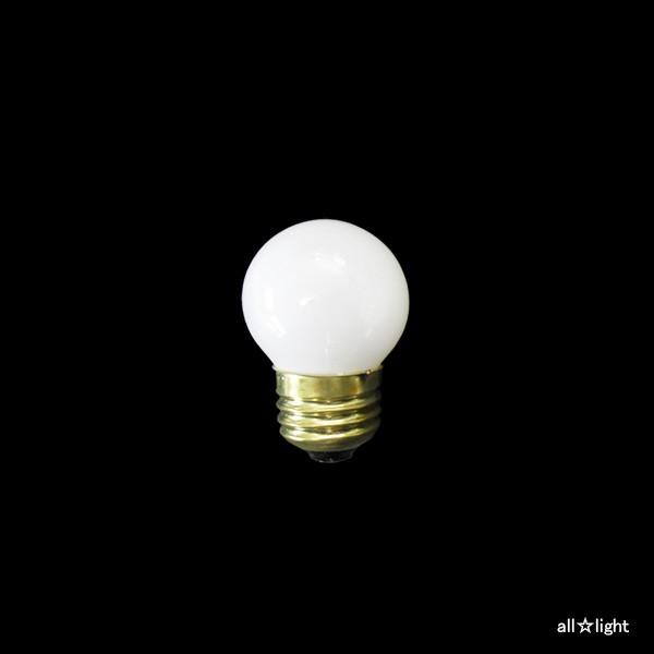 旭光電機工業 アサヒ ボール球 ホワイト E26口金 直径40mm