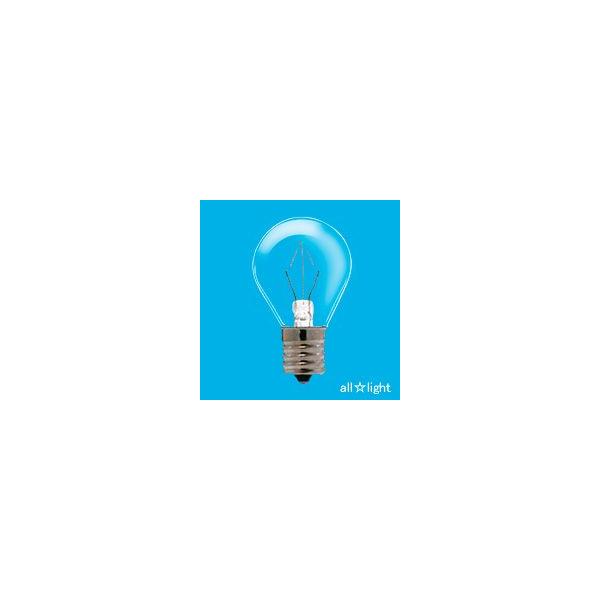 旭光電機工業 アサヒ ミニランプ S35 E17口金 クリヤー 110V