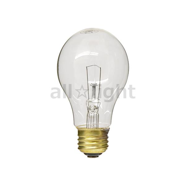 舶用電球　低電圧電球　A60　E26口金　クリヤー 24V 60W　A60 24V 60W E26(C)