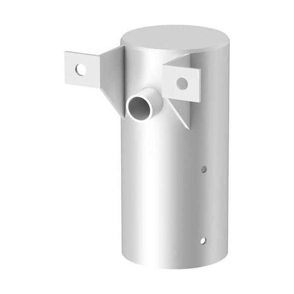 メーカー： IWASAKI (EYE) /岩崎電気（イワサキ）　 レディオック　フラッド　ネオシリーズ　オプション1灯用ポールトップ用水平取付金具本体：鋼管仕上色：ホワイトポール挿入寸法：Φ76.3×140mm、Φ89.1×110mm適合器...