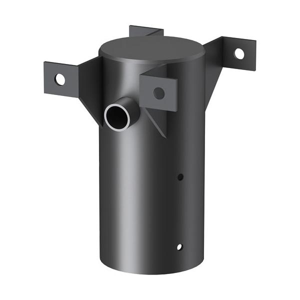 メーカー： IWASAKI (EYE) /岩崎電気（イワサキ）　 レディオック　フラッド　ネオシリーズ　オプション2灯用ポールトップ用水平取付金具具本体：鋼管仕上色：ダークグレイポール挿入寸法：Φ76.3×140mm、Φ89.1×110mm...