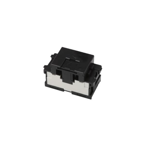 神保電器　J・WIDE SLIMシリーズ 電話用埋込モジュラジャック 6極2心用 ブラック　JEC-BN-WUJ2 BK ※受注生産品