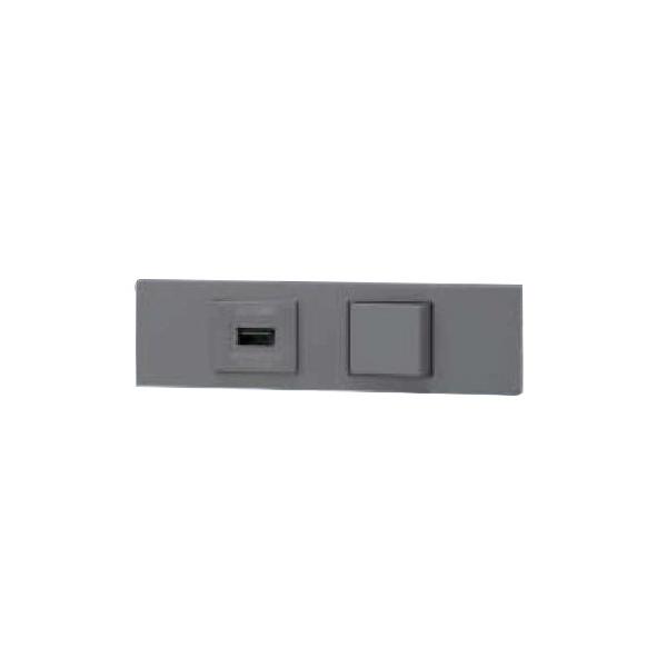 神保電器（JIMBO） NKシリーズ 家具・機器用USBコンセント+3路スイッチ