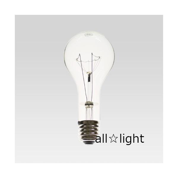 舶用電球 耐振電球 クリヤー 110V用 300W E39口金 PS95(外径95mm