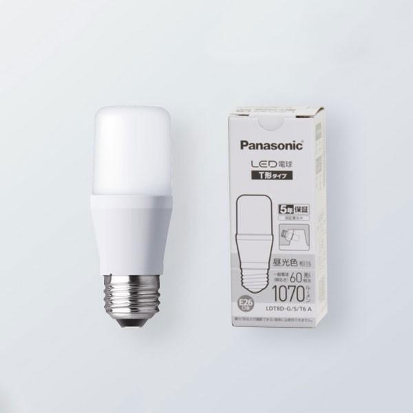 Panasonic LDT8DGST6 5点セット パナソニック LDT8DGST6 LED電球 E26口金 全光束1070lm(8．4W T