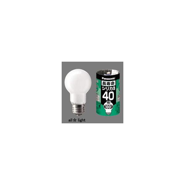 Panasonic パナソニック 長寿命シリカ電球(一般電球) 40形 Panasonic パナソニック 長寿命シリカ電球(一般電球) 40形