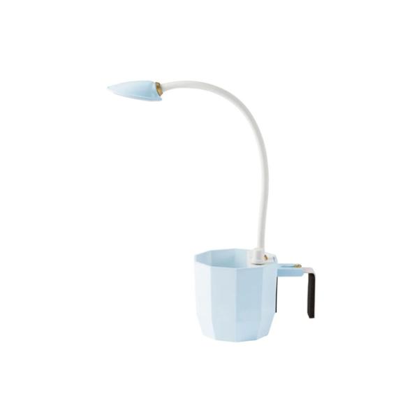 SWAN　PETIT EXARM USB MUGCUP LIGHT MU LEDライト 調光ボリュームON/OFF USB給電機能 小物入れ付 ブルー 2W 130lm　PEX-10BL