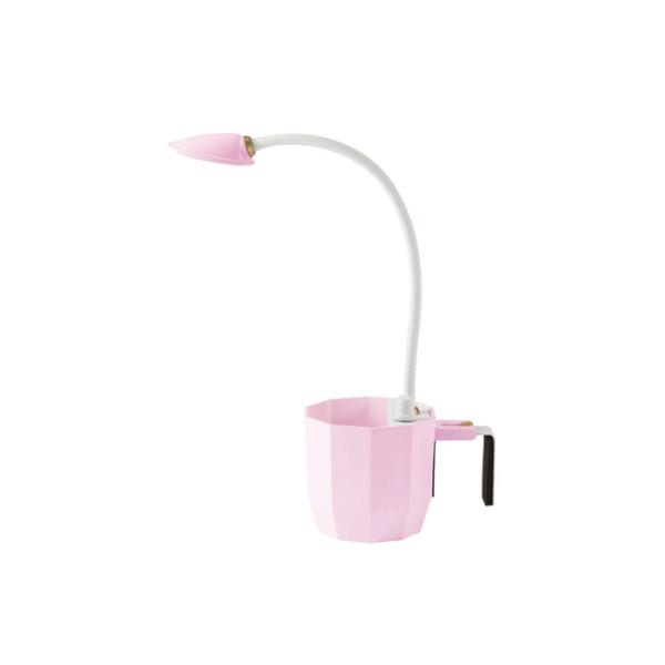 SWAN　PETIT EXARM USB MUGCUP LIGHT MU LEDライト 調光ボリュームON/OFF USB給電機能 小物入れ付 ピンク 2W 130lm　PEX-10PI