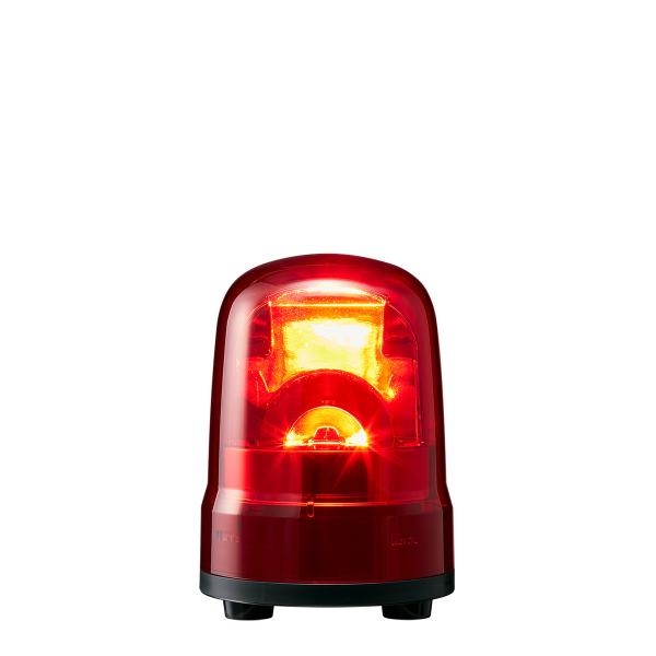 パトライト　LED回転灯(ブラシレスモータ) SK AC100V 3.0W φ100mm レッド(赤色) ACプラグ付コード　SKH-M2-R