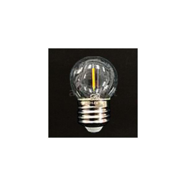 ＴＯＺＡＩ　フィラメント形ミニ装飾用 AC110V 防水 ボール電球(小丸球) G40(外径40mm) 深赤系電球色(2100K) 0.8W 60lm E26 クリア　TZG40E26C-0.8-110/21