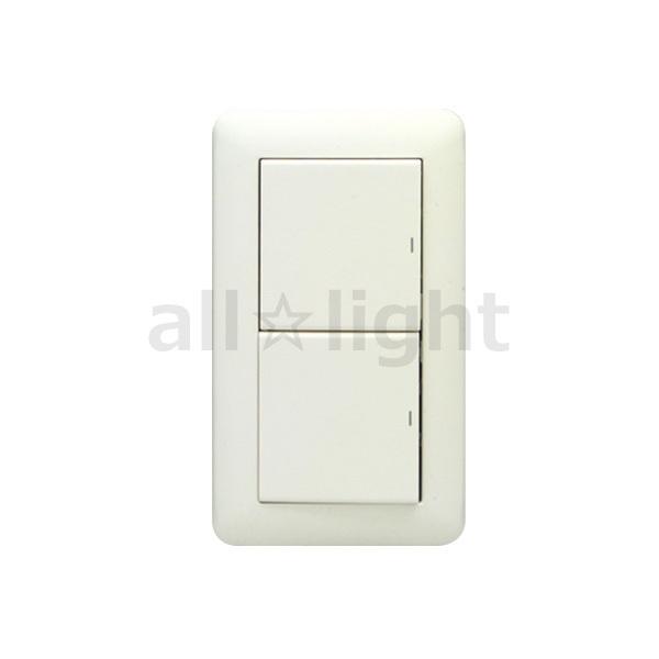 神保電器（JIMBO） J・WIDEシリーズ スイッチ組み合わせ 1連2個用 片切