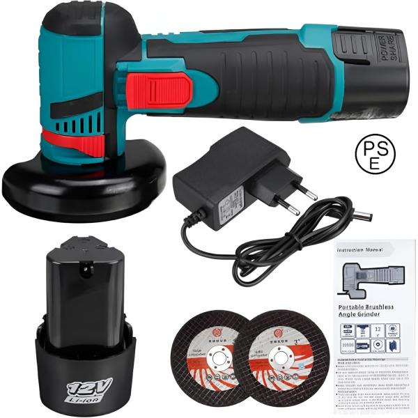 電気ディスクグラインダー
 G 10SH4 ディスクグラインダー 充電式 12V ミニグラインダー 76mm 19500rpm
