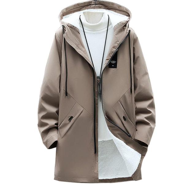 メンズ ジャケット 裏起毛 コート 冬服 暖か 厚手 防風 防寒 無地 ファッション メンズ コート 普段着 ジャケット 秋冬服