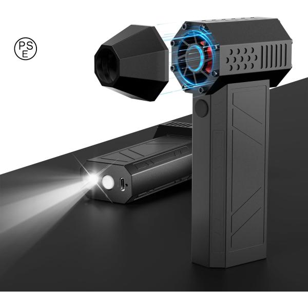 他サイト： 【52m/sを超える圧倒的な風速】エアダスター 電動エアダスター ブロワー 洗車 風量調整 小型で強力 8000mAh大容量バッテリー コードレス 充電式 多用途の商品画像