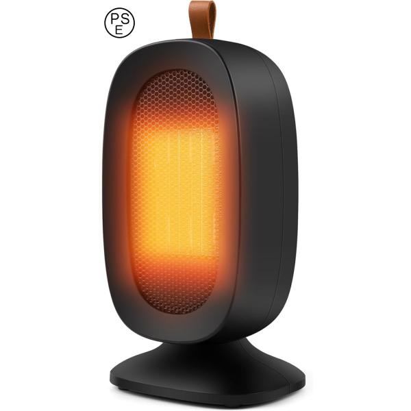 2025冬新登場】コンパクトで速暖セラミックヒーター 足元ヒーター