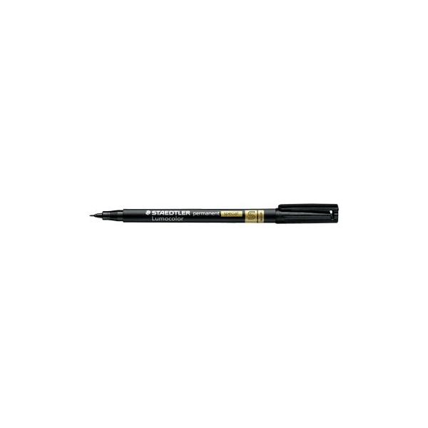 ステッドラー ルモカラースペシャル 超極細書きS ブラック 319S-9/メール便送料無料