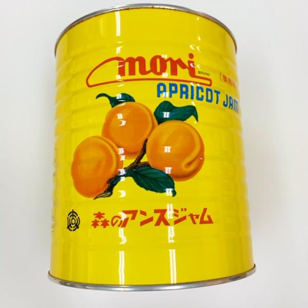 森食品　製菓用　杏ジャム青　1/6　1号缶　3.75kg　【製パン材料・製菓材料・あんずジャム・業務用】