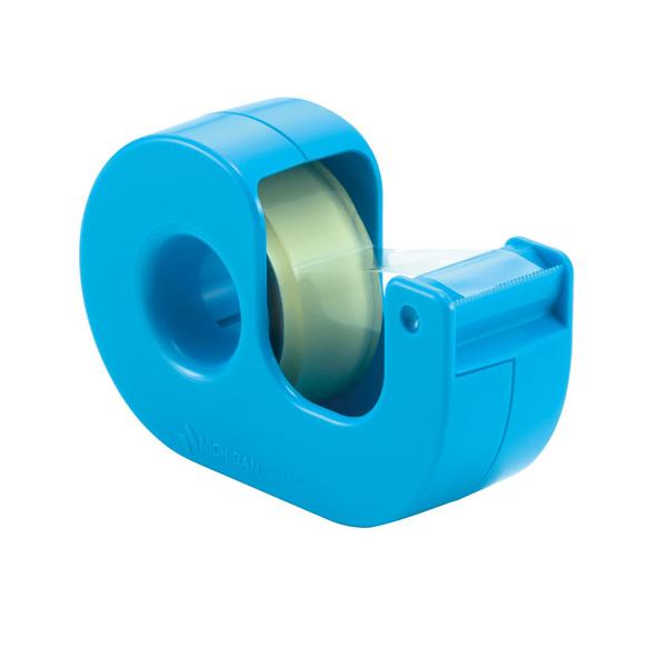 セロテープ スカイブルー セロハンテープ付きテープカッター 15mm×9m 小巻 ニチバン