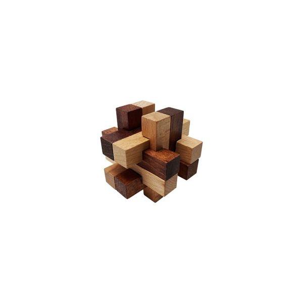 木製立体パズル KUMUZ チェックド・ボックス