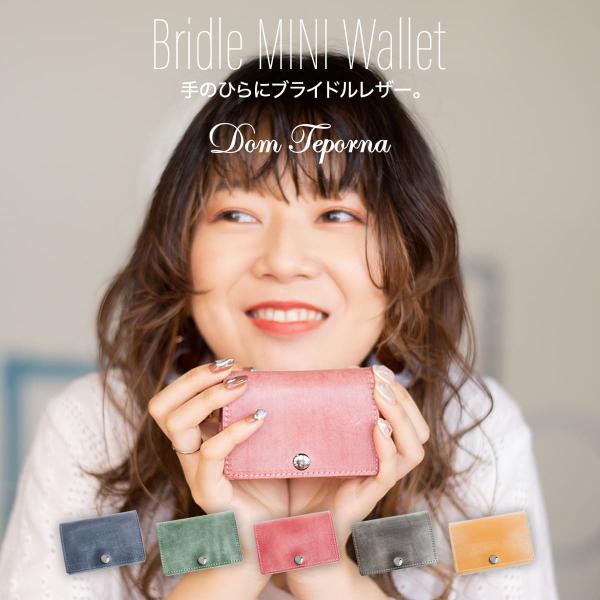 [ブランド]DomTeporna -ドンテポーナ-[機能]お札入れカードスロット中央小銭入れ[素材]牛本革 レザーブライドルレザー[サイズ]外寸法:幅60mm × 奥行21mm × 高さ90mm製品重量:57g[推奨最大収納]・一万円札 ×...