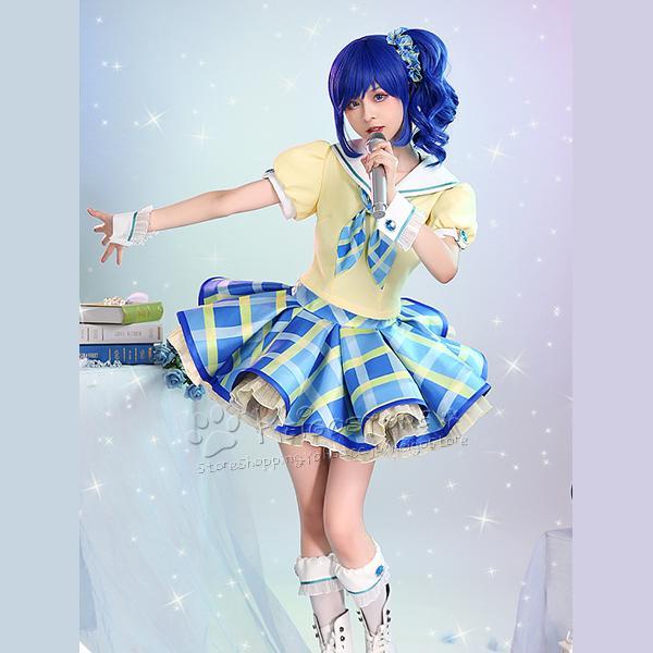 アイカツ　霧矢あおい　コスプレ衣装Sサイズ　ウイッグ付き アイカツ ! 風 霧矢あおい コスプレ衣装 ウィッグ cosplay