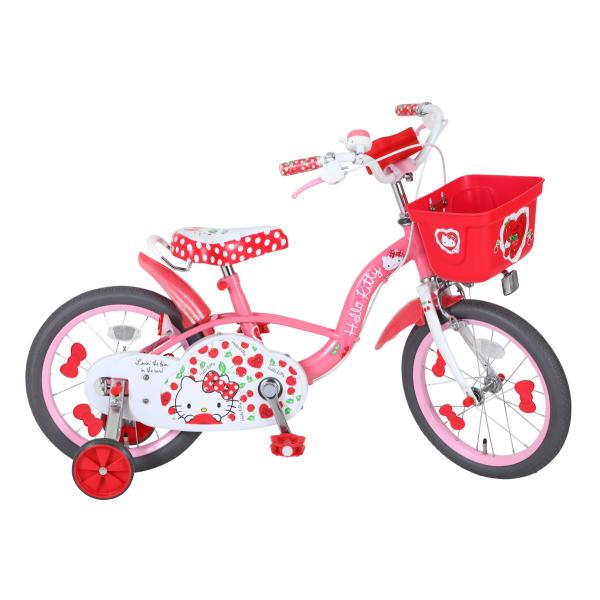 子供用自転車 ハローキティ チェリー 16インチ M&M プレゼント