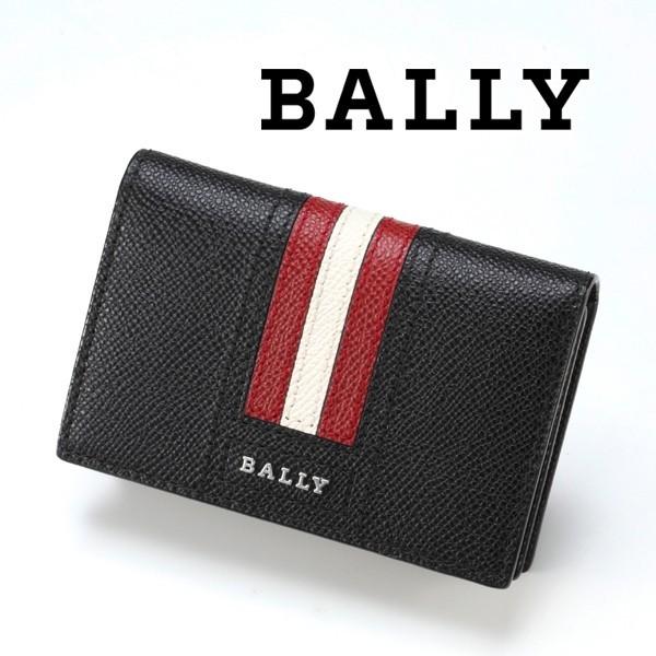 バリー BALLY カードケース 名刺入れ（ブラック）ブランド ギフト 誕生