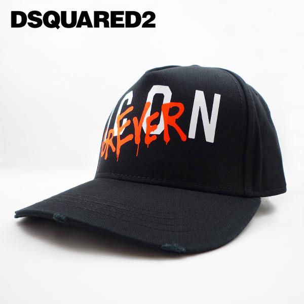 DSQUARED2 ディースクエアード キャップ 帽子 （ブラック）ブランド 