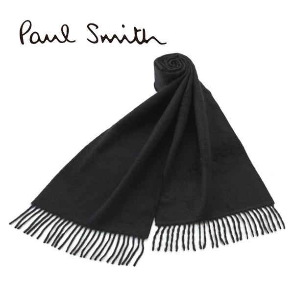 ポールスミス PAUL SMITH マフラー カシミヤマフラー メンズ（ブラック）ブランド ギフト バレンタイン プレゼント PS-582