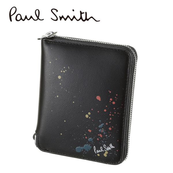 ポールスミス PAUL SMITH ラウンドファスナー二つ折り財布 財布（小銭 