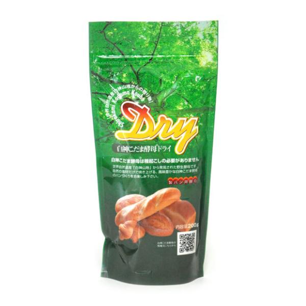 世界自然遺産の白神山地で生まれた自然のままの野生酵母。種起こし不要でしっかりとした発酵力。