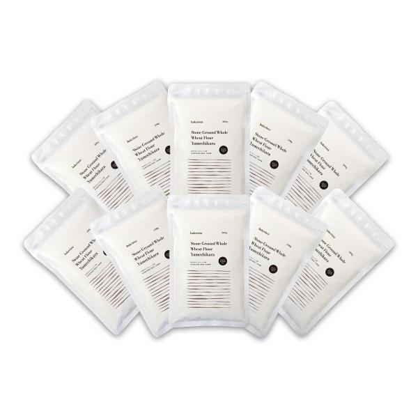 人気のゆめちから小麦を100%使用した、ミネラル、食物繊維豊富な石臼挽き全粒粉です。【全粒粉 小麦粉 国産 全粒小麦粉 グラハム粉 パン】【ホームベーカリー 食パン クッキー レシピ におすすめ パン材料】