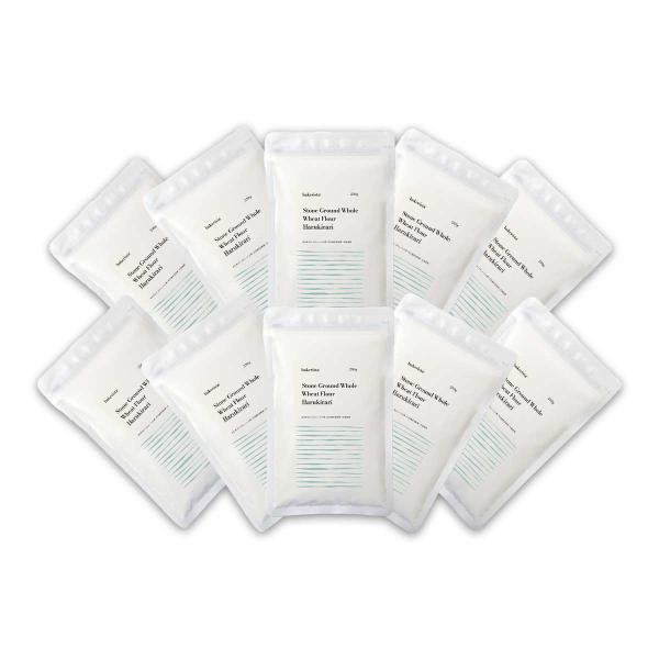 人気のはるきらり小麦を100%使用した、ミネラル、食物繊維豊富な石臼挽き全粒粉です。【全粒粉 小麦粉 国産 全粒小麦粉 グラハム粉 パン】【ホームベーカリー 食パン クッキー レシピ におすすめ パン材料】