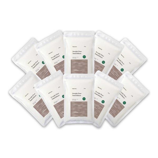 北海道で有機（オーガニック）栽培された「ゆめちから」小麦を100％使用した小麦粉です。ゆめちから小麦は北海道産小麦の中でも、グルテン力があり吸水もよく、製パン性が高いと言われています。有機栽培は比較的タンパク値は低くなりがちですが、ゆめちか...