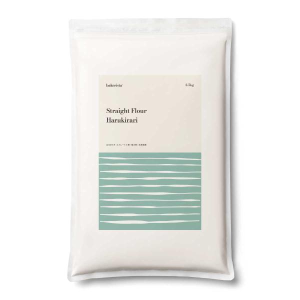 北海道産の春まき小麦品種、はるきらり小麦１００％使用の準強力粉です。あっさりとした甘みが特徴で、クロワッサンやハード系のパンにおすすめの小麦粉です。北海道産 小麦粉 パン 製菓 クロワッサン ハードブレッド ホームベーカリー