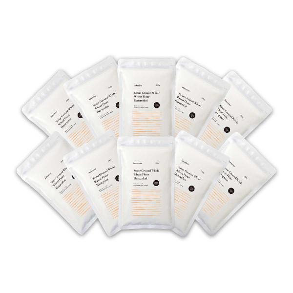 人気の春よ恋小麦を100%使用した、ミネラル、食物繊維豊富な石臼挽き全粒粉です。【全粒粉 小麦粉 国産 全粒小麦粉 グラハム粉 パン】【ホームベーカリー 食パン クッキー レシピ におすすめ パン材料】