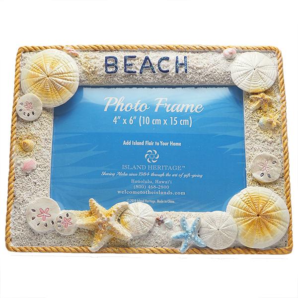 ハワイアンインテリア ハワイアンフォトフレーム シーシェル ビーチ リゾート 思い出 記念品 ブライダル プレゼント 引越祝い ハワイアンジュエリー アロアロ 通販 Yahoo ショッピング