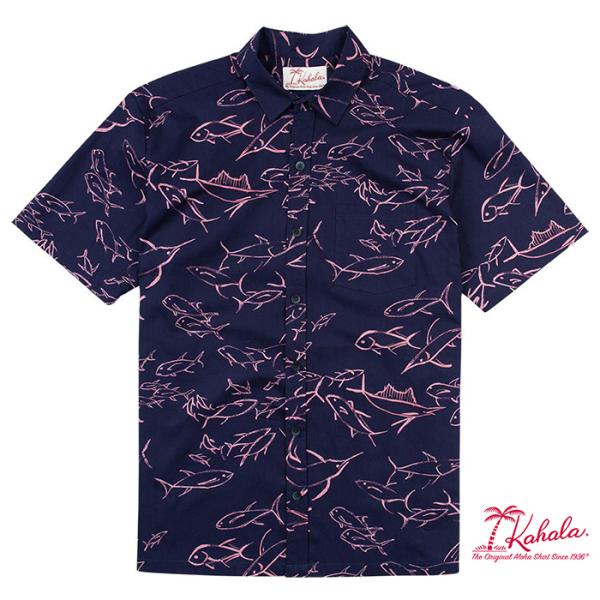 ハワイ製 KAHALA カハラ アロハシャツ 半袖 ダークグリーン Sサイズ ハワイ製 KAHALA カハラ アロハシャツ 半袖 ダークグリーン Sサイズ