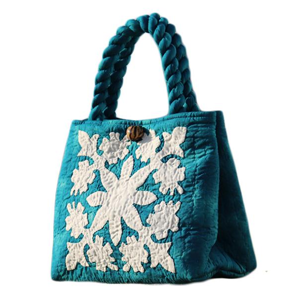 ハワイアンキルトバッグ サザンフォレストのむら染め本格ハワイアン