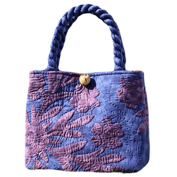 ハワイアンキルトバッグ ハワイアンキルト サザンフォレスト ミニサイズ セカンド バッグ