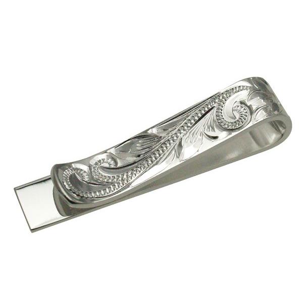 ハワイアンジュエリー / 手彫りマネークリップS : ハワイアン