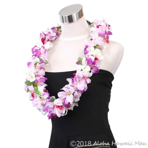 おトク 首飾り レイ 黄色 花 ピンク フラガール フラダンス 11カラー フラワーレイ 紫 青 赤