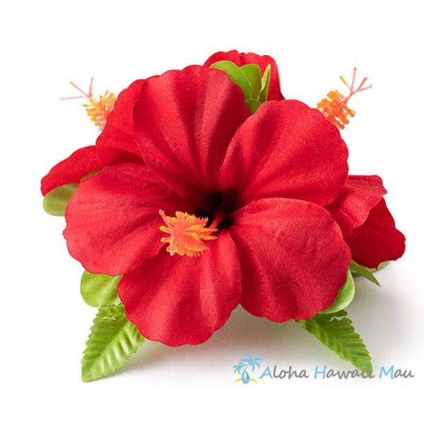 ハイビスカス髪飾り レッド Fc 0613 Red ハワイアン雑貨 Aloha Hawaii Mau 通販 Yahoo ショッピング