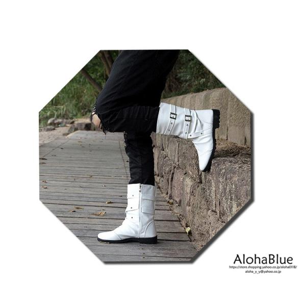 エンジニアブーツ メンズ ブーツ ミリタリーブーツ 皮靴 革靴 ワークブーツ Puレザー ロングブーツ 防水 紳士靴 ブラック ホワイト Buyee Buyee Japanese Proxy Service Buy From Japan Bot Online