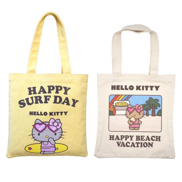 ハローキティ - キティーちゃん手芸トートバッグ サンリオ ハローキティ 日焼け キティ A4トートバッグ ピンク