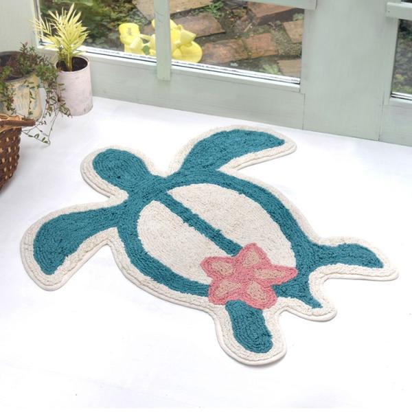 フロアマット　ウミガメ alohadiaries_mat-honu