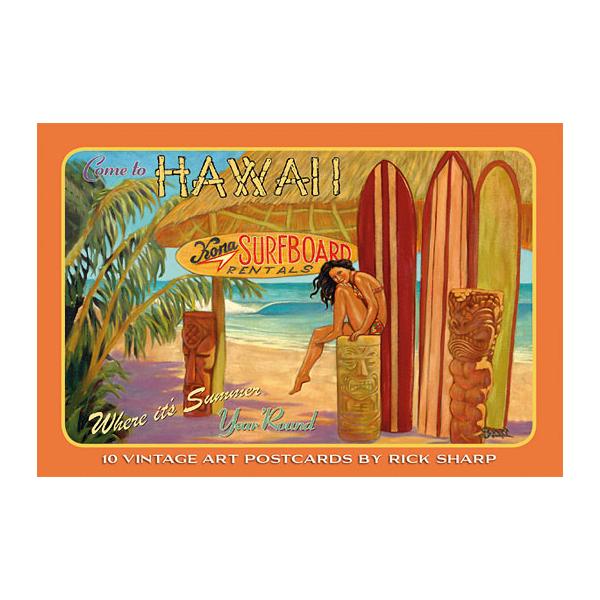 ハワイアン ポストカード 10枚セット Hawaii はがき グリーティングカード レター 海 ビーチ フラ サーフィン ハワイアン雑貨 絵画 Postcardset Hawaii Aloha Diaries ハワイセレクトshop 通販 Yahoo ショッピング