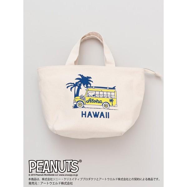 スヌーピー ハワイ トートバッグ バッグ ランチ キャンバス ハワイアン サーフィン ビーチ コラボ グッズ Bus Snoopy Hawaii Snoopy Beach Mini Tote Bus Aloha Diaries ハワイセレクトshop 通販 Yahoo ショッピング