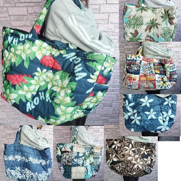 Hula Lani 中綿ハワイアンビックトートバック　ハイビスカス　ネイビー 楽天市場】＼47％OFF☆スーパーセール期間中／ハワイアン 中綿